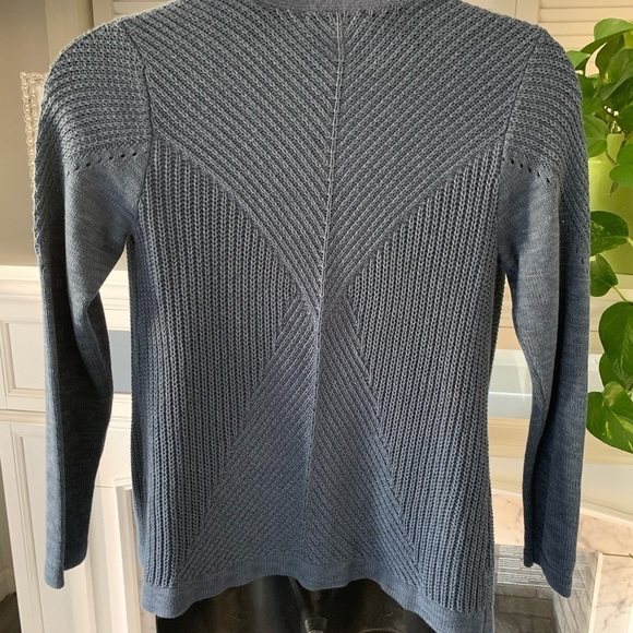 NWT Christopher & Banks Lagen grandma core open knit Sweater cardigan Small - Picture 2 of 8